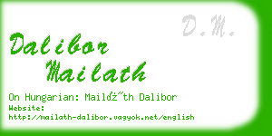 dalibor mailath business card